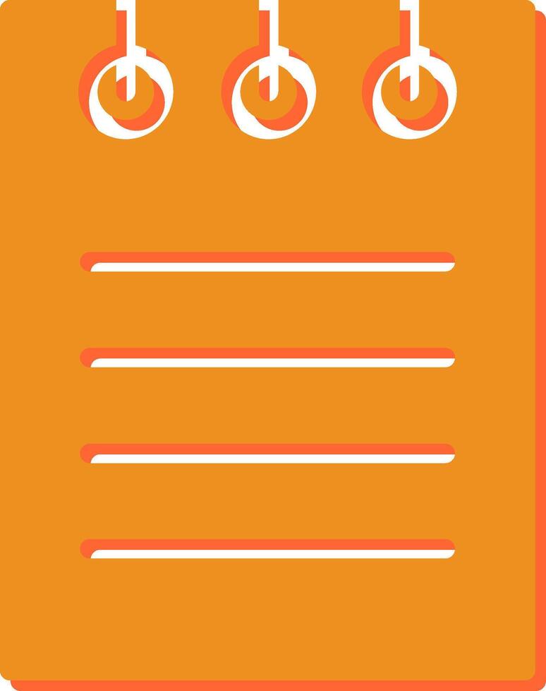 Notepad Vector Icon
