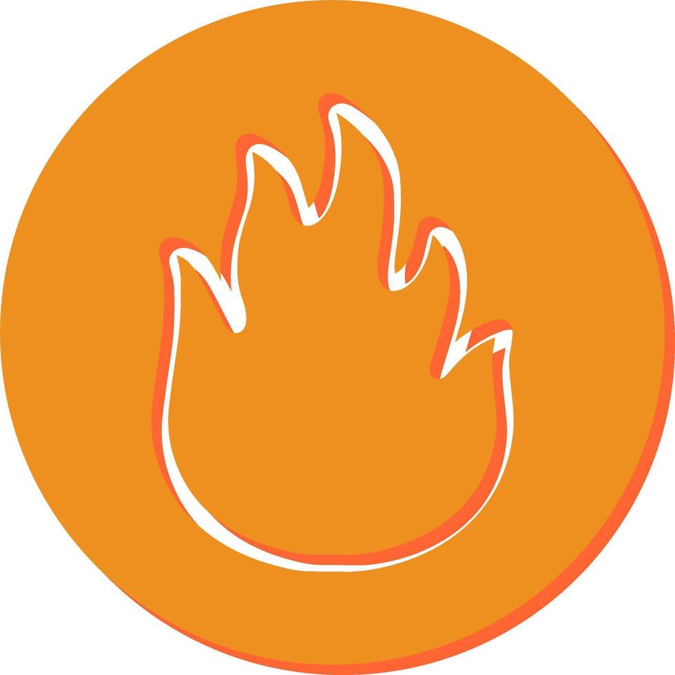 icono de vector de fuego