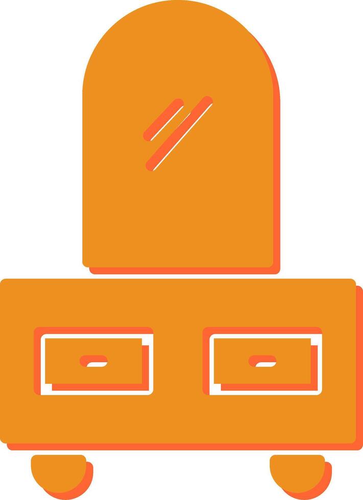 Dressing Table Vector Icon