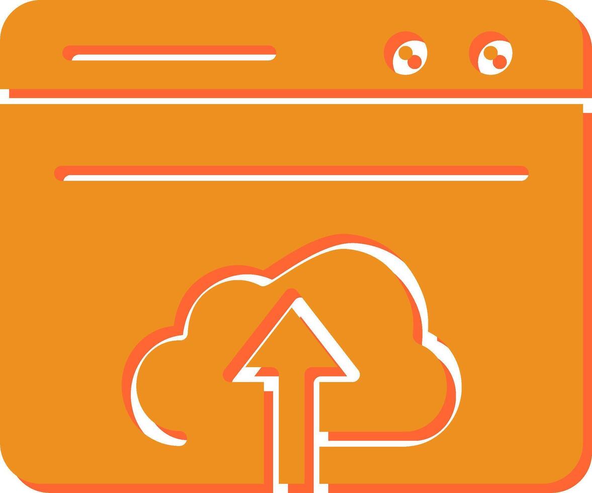 Upload Web Vector Icon