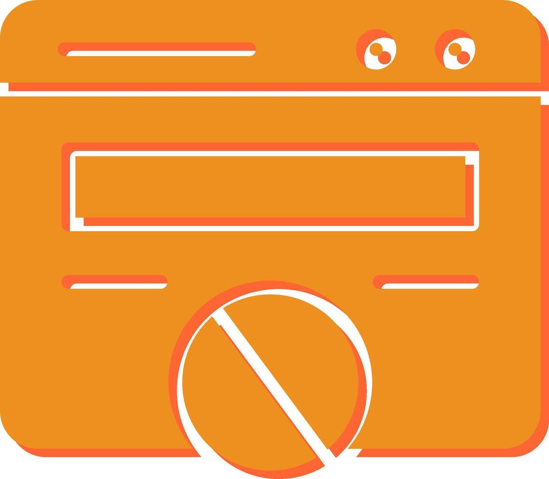 Block Website Vector Icon