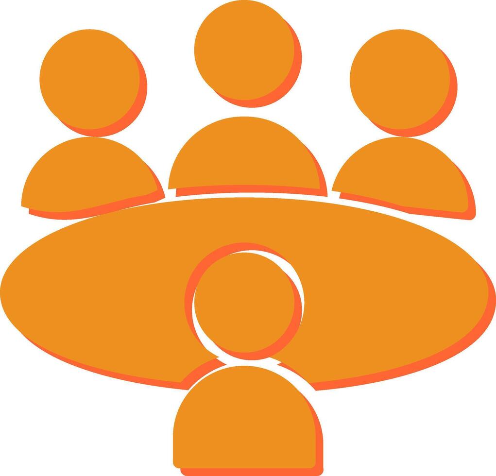 Conference Table Vector Icon