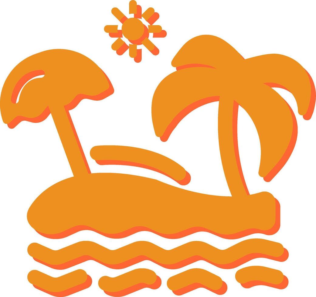 Beach Vector Icon