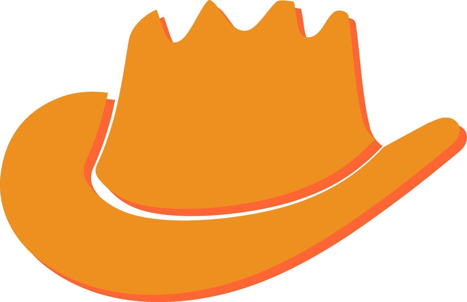 icono de vector de sombrero de vaquero