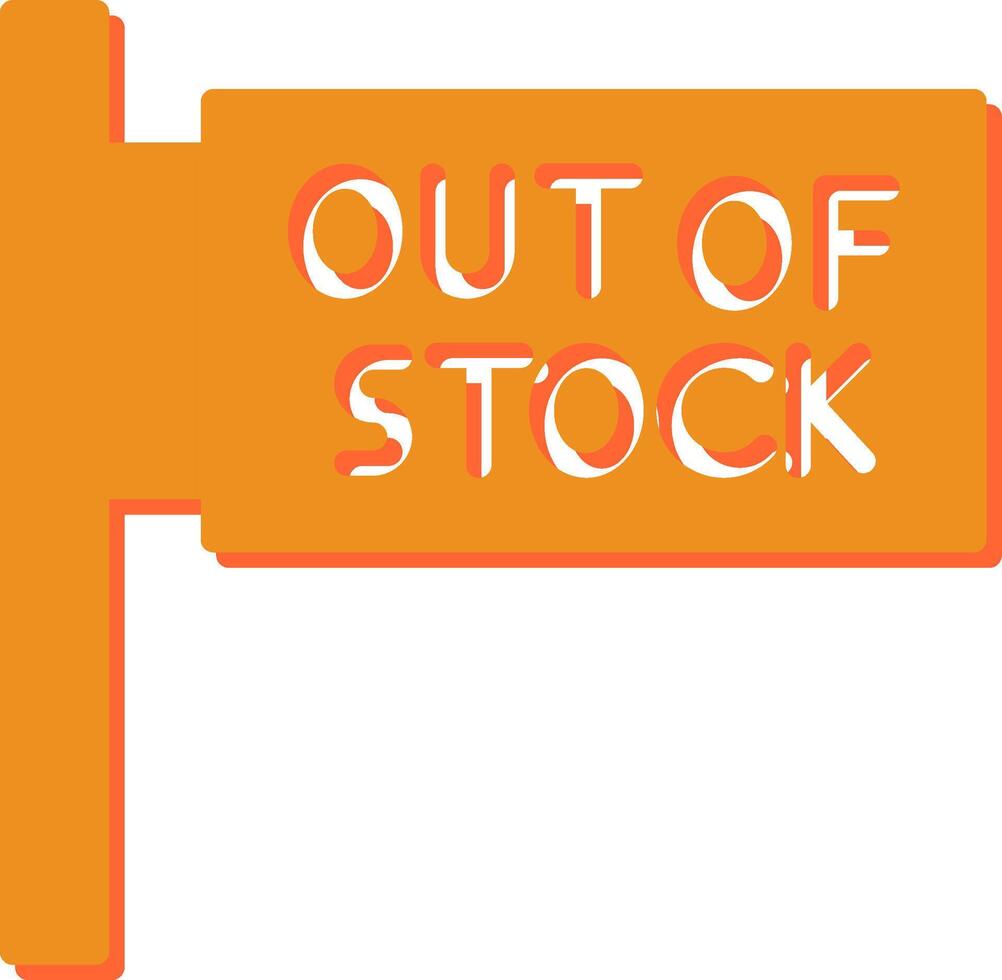 Out of Stock Vector Icon
