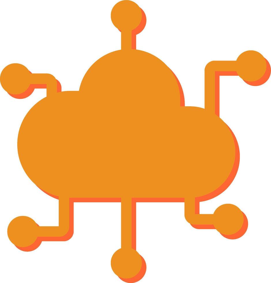 Cloud Computing Vector Icon