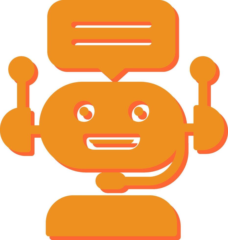 Chat Bot Vector Icon