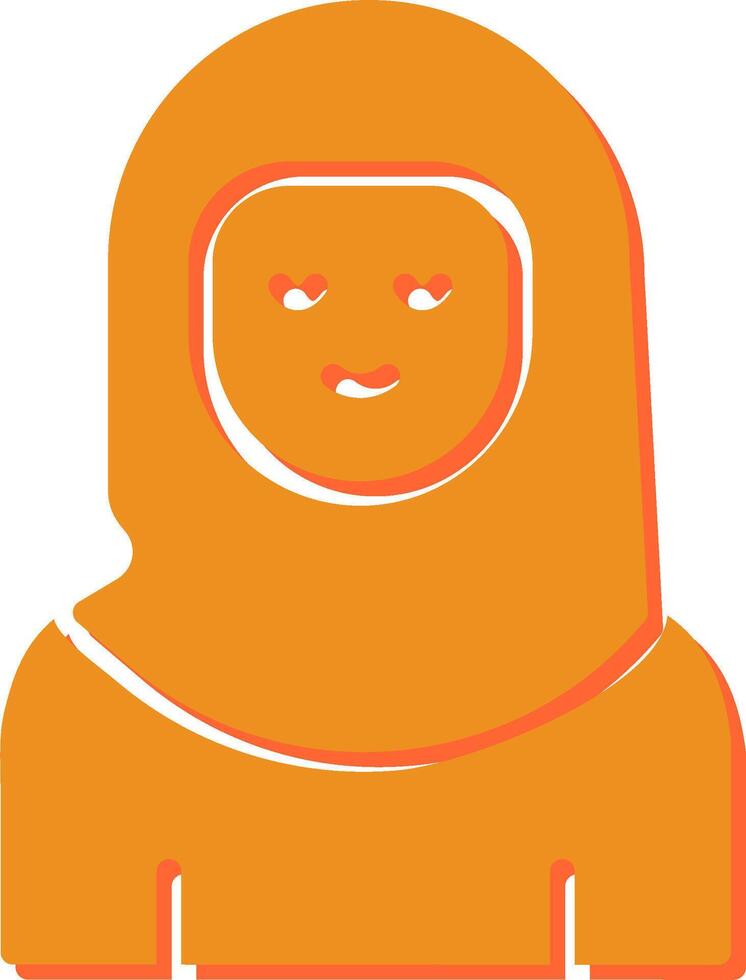 Islamic Woman Vector Icon