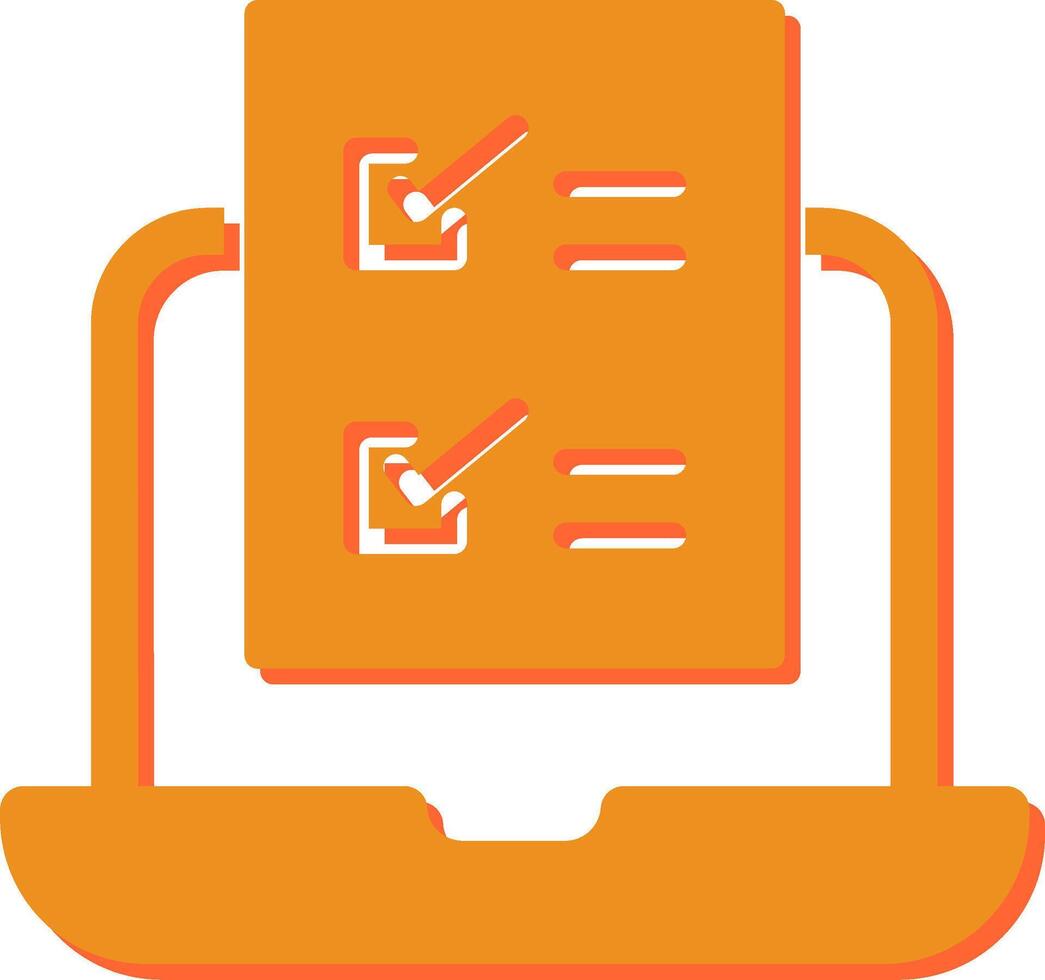 Online Test Vector Icon