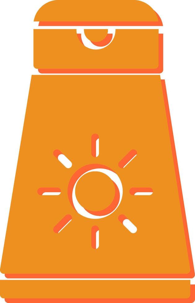 Sun Cream Vector Icon