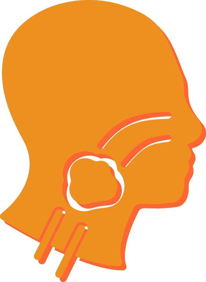 Throat Cancer Vector Icon