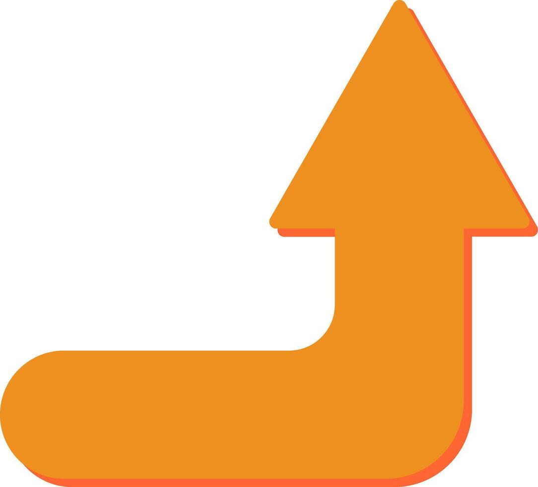 Turn Up Vector Icon