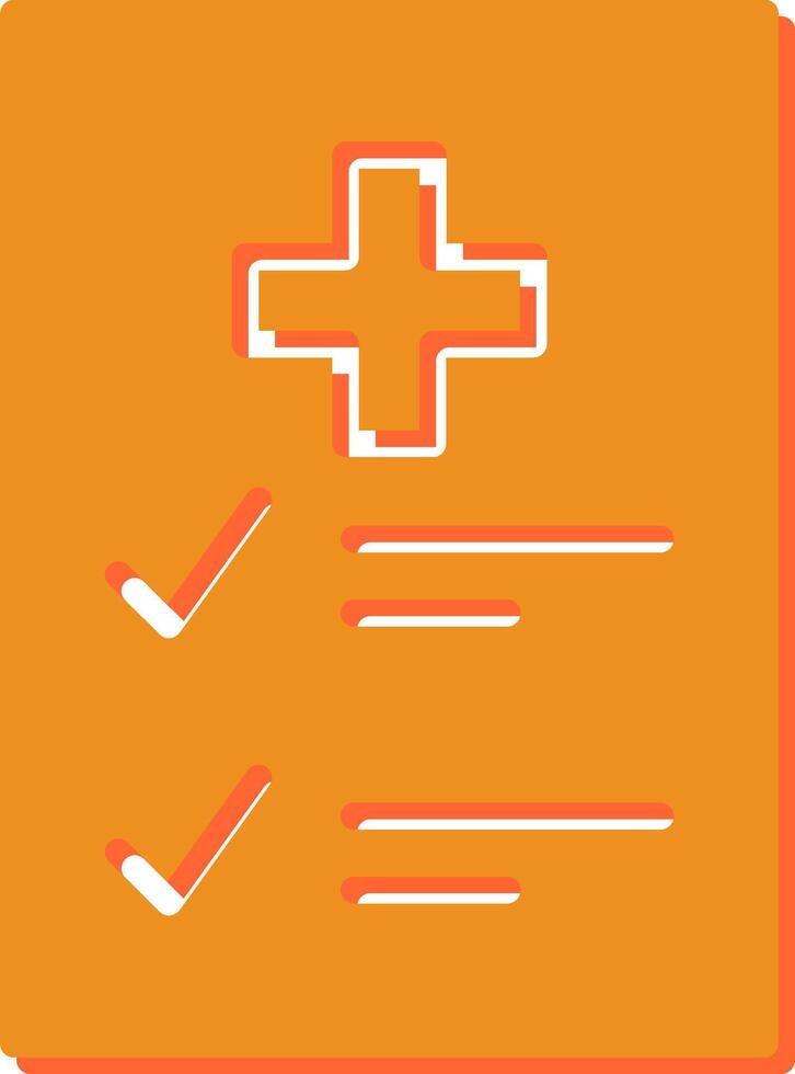 Medical Examination List Vector Icon