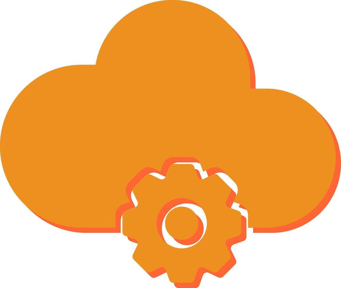 Cloud Computing Vector Icon