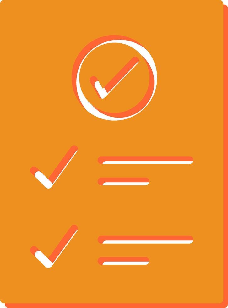 Check Up List Vector Icon