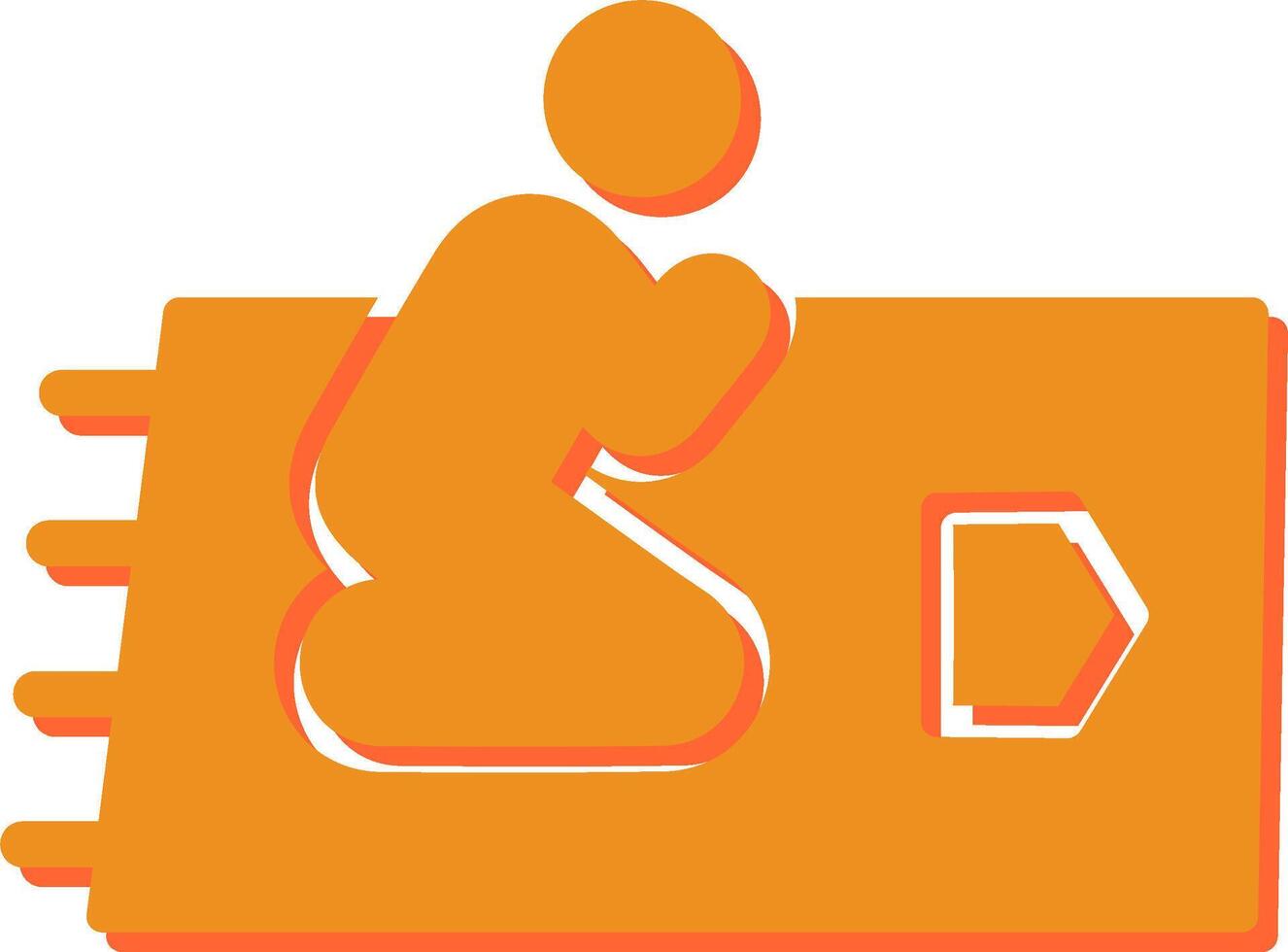 Praying Vector Icon