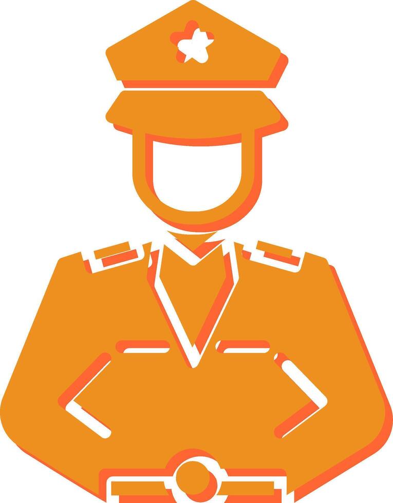 Police Man Vector Icon