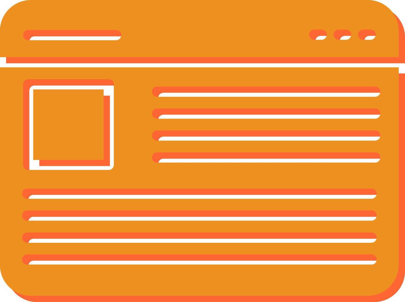 Blogging Services Vector Icon