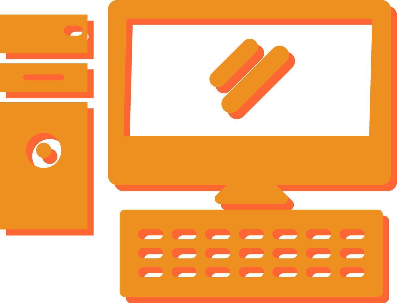 Computer Vector Icon