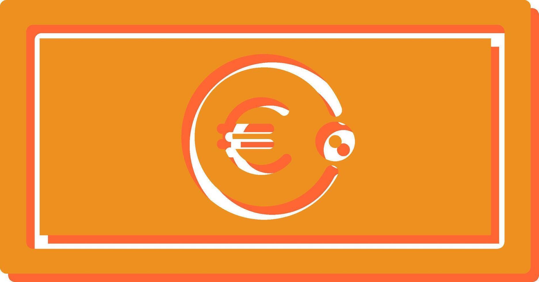 icono de vector de euro