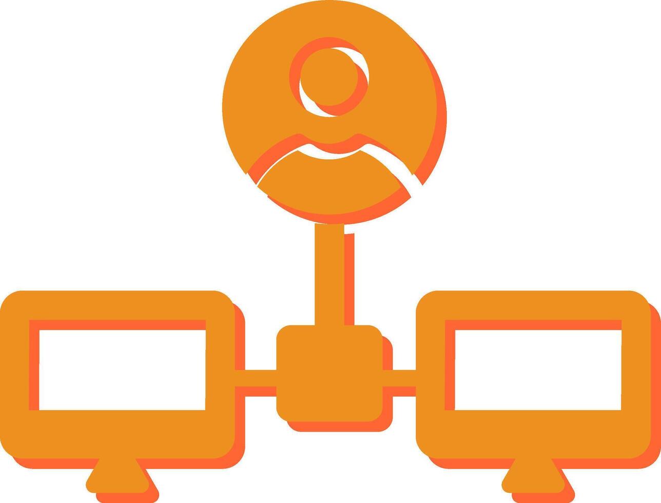 Company Network Vector Icon