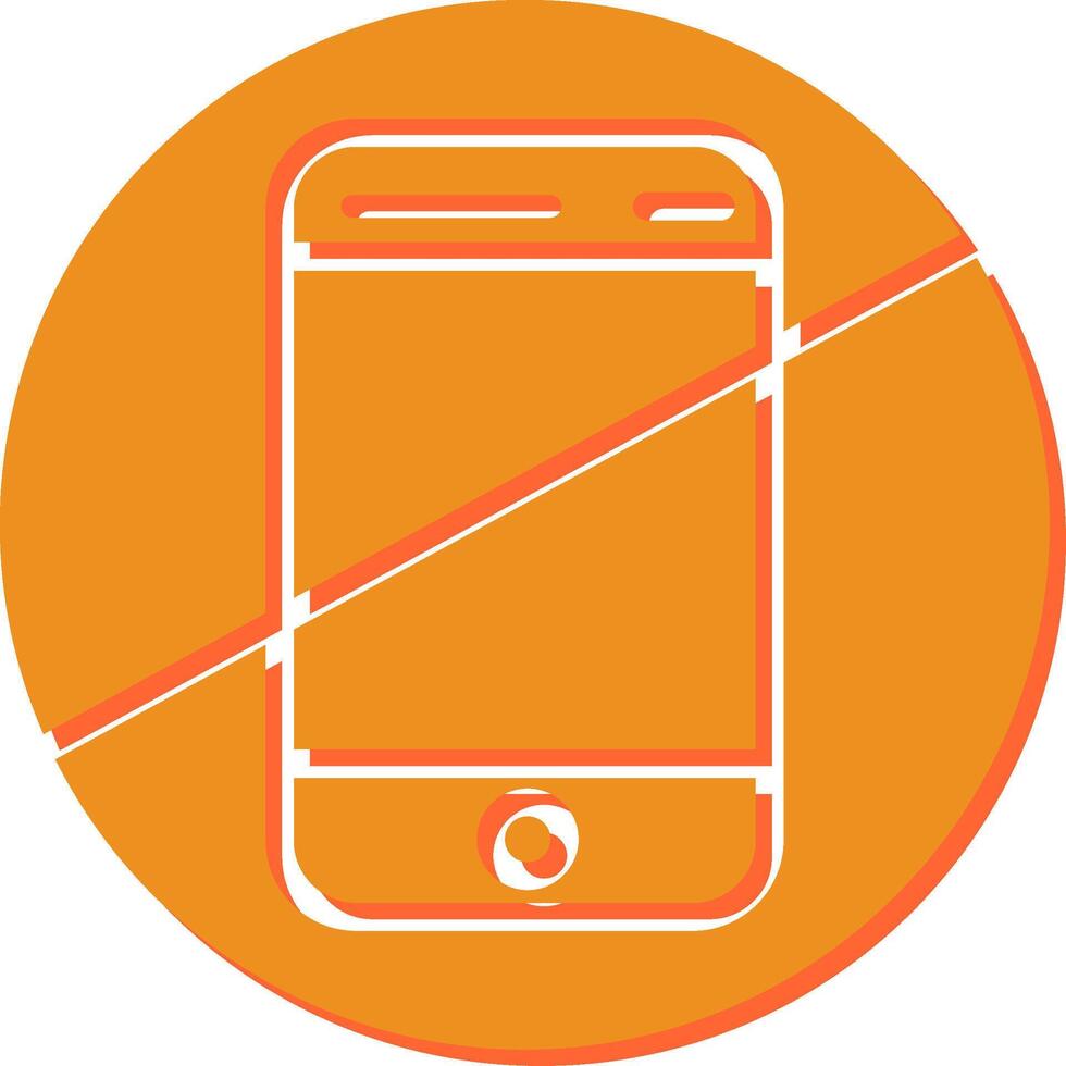 No Cell Phones Vector Icon