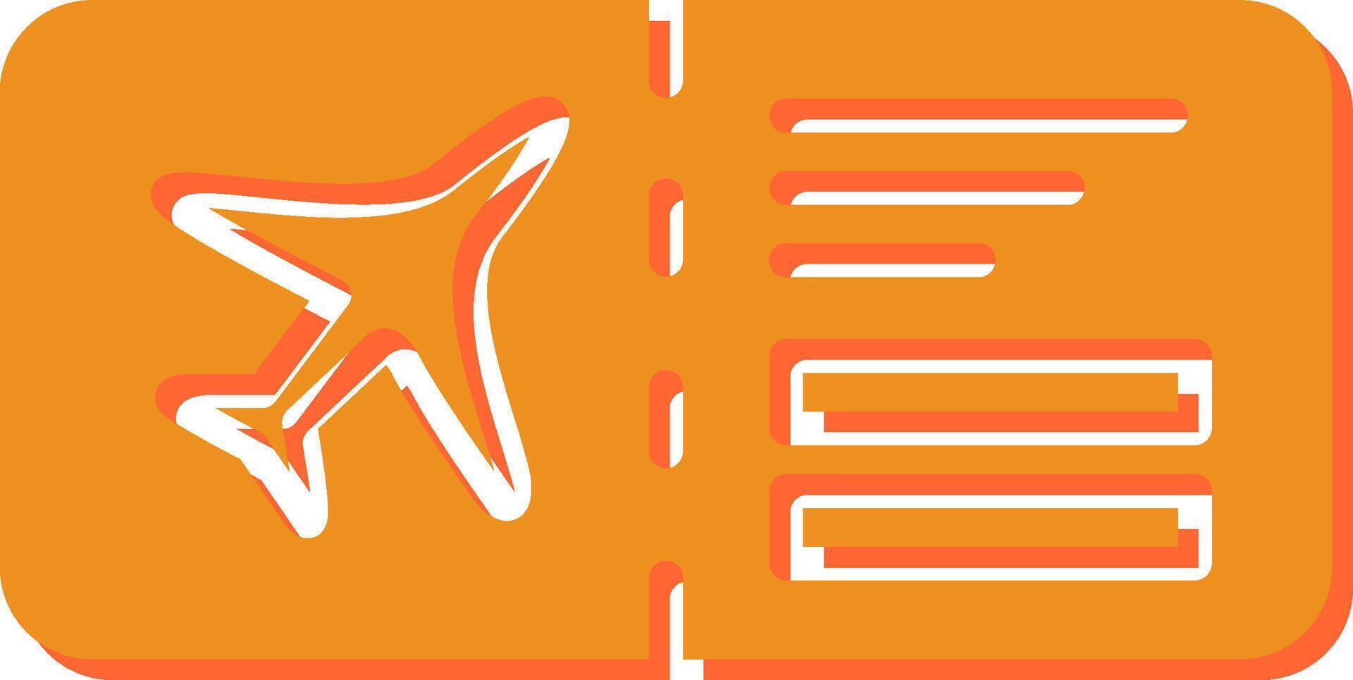 Plane Tickets Vector Icon
