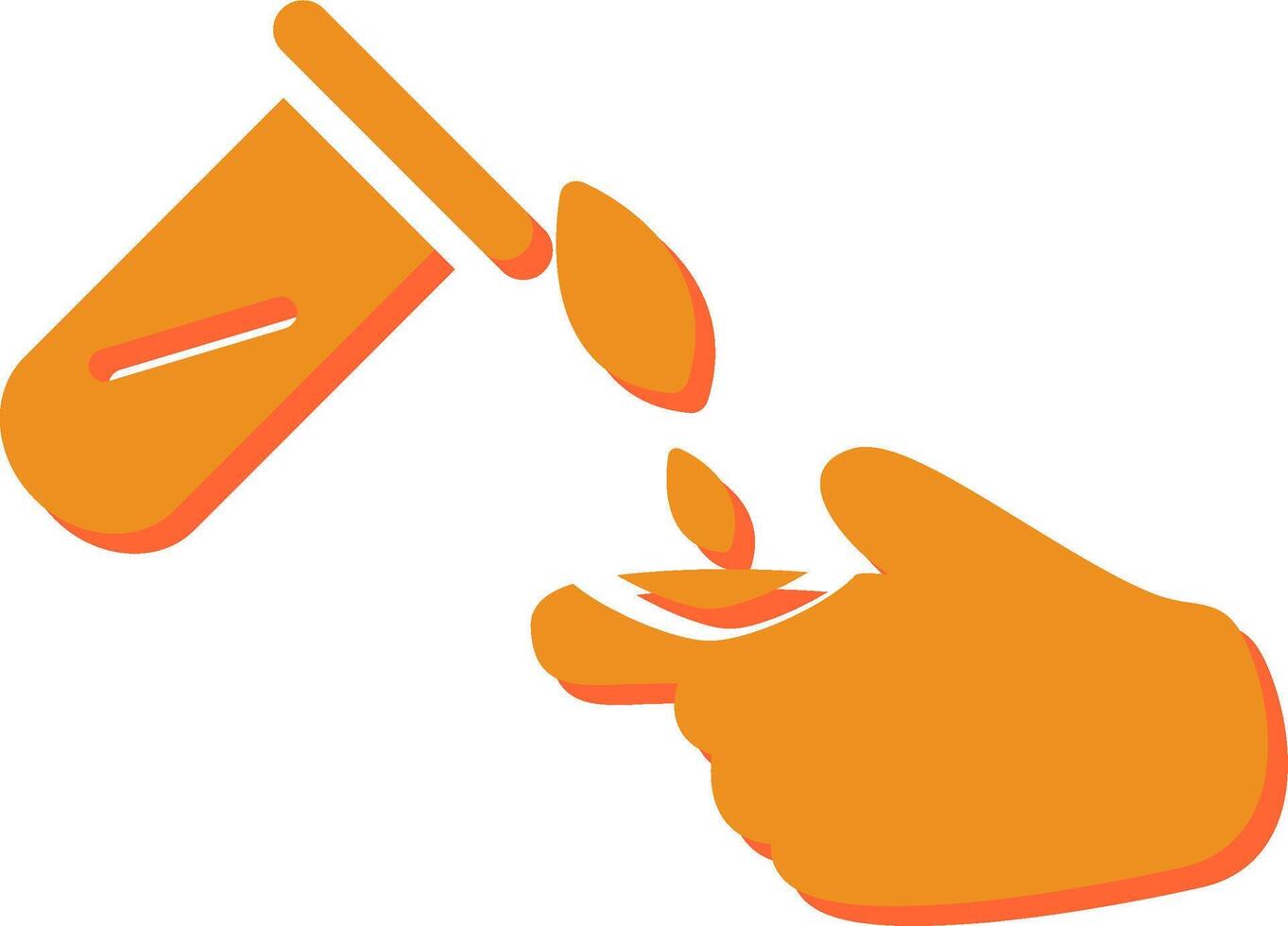 Corrosive Hazard Vector Icon