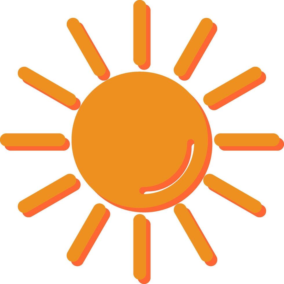 UV Radiation Vector Icon