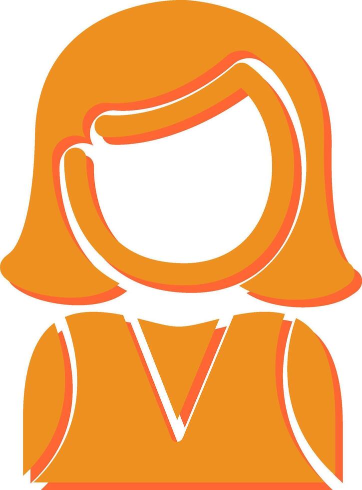 Elegant Lady Vector Icon