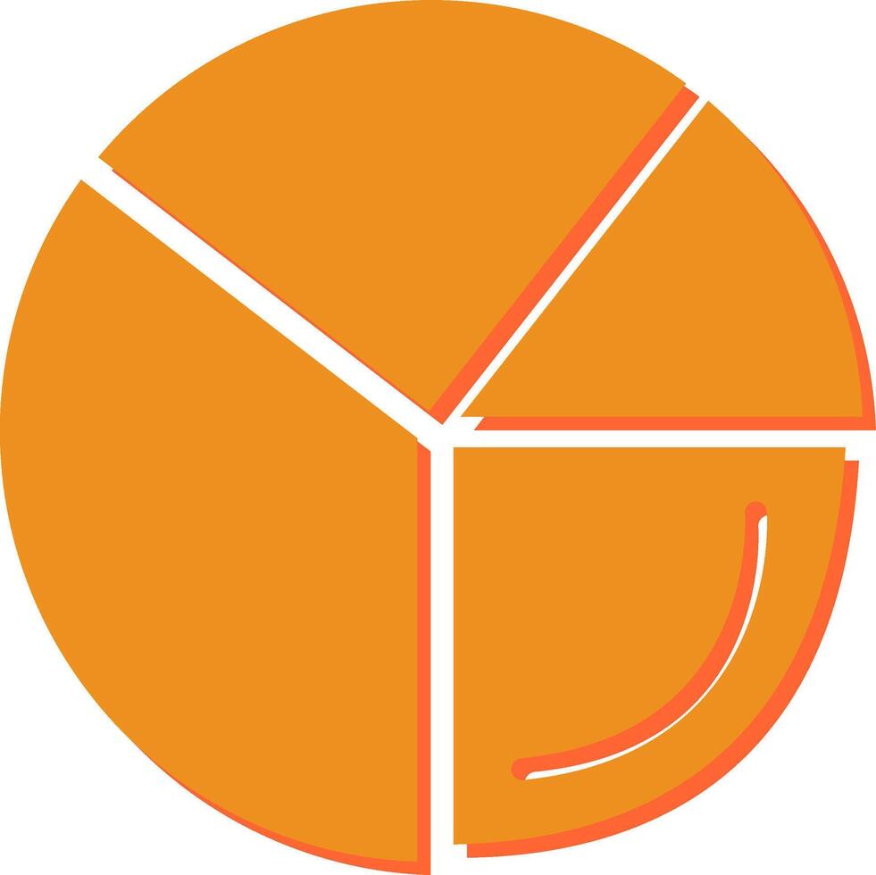 Pie Chart Analysis Vector Icon