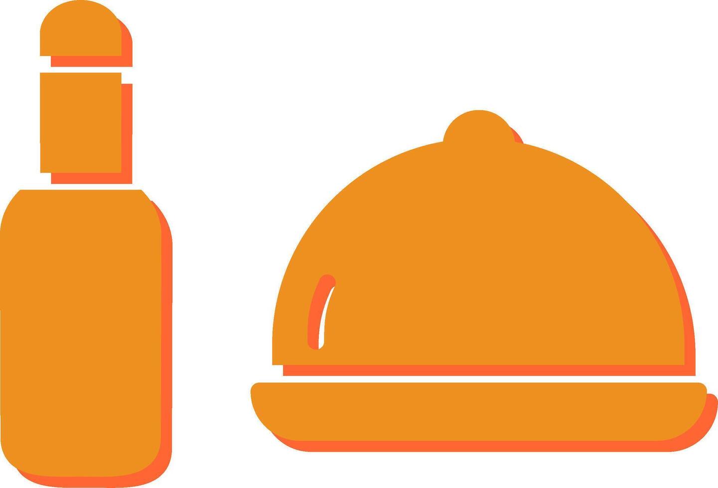 Food and Beer Vector Icon