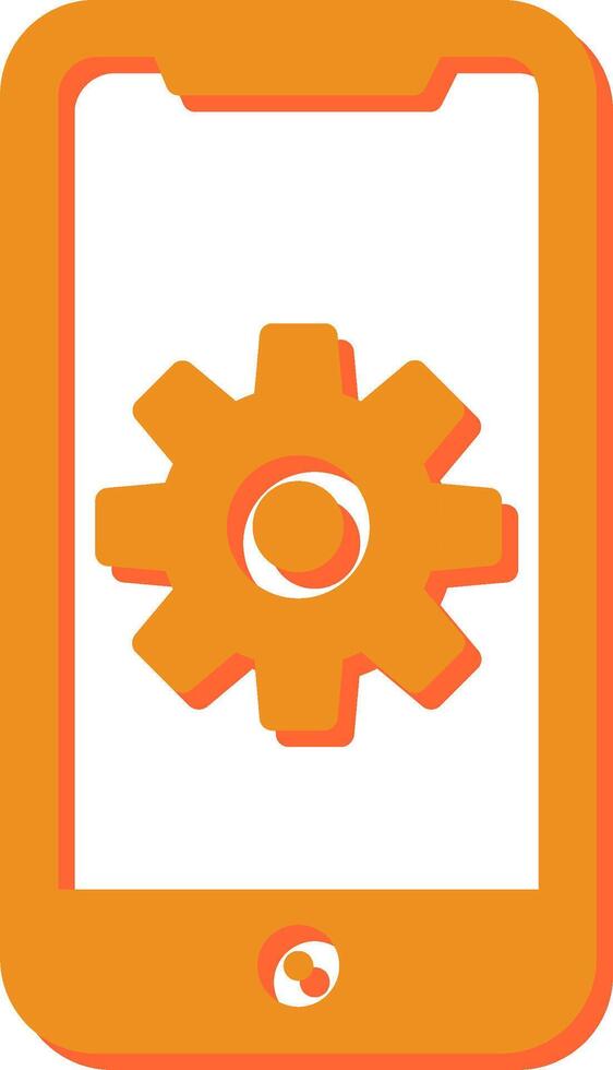 Mobile App Developing Vector Icon