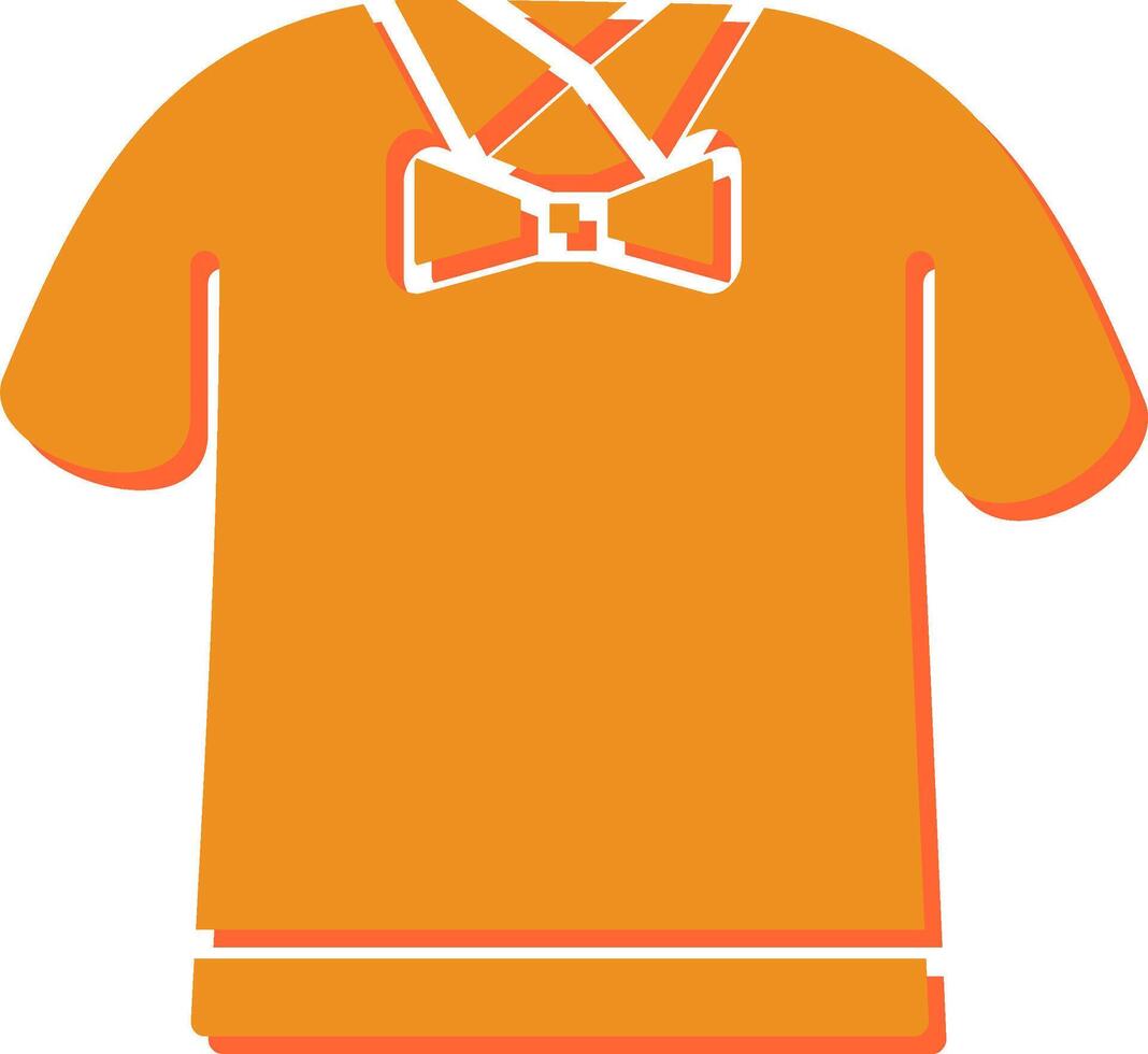 Shirt with Bow Vector Icon