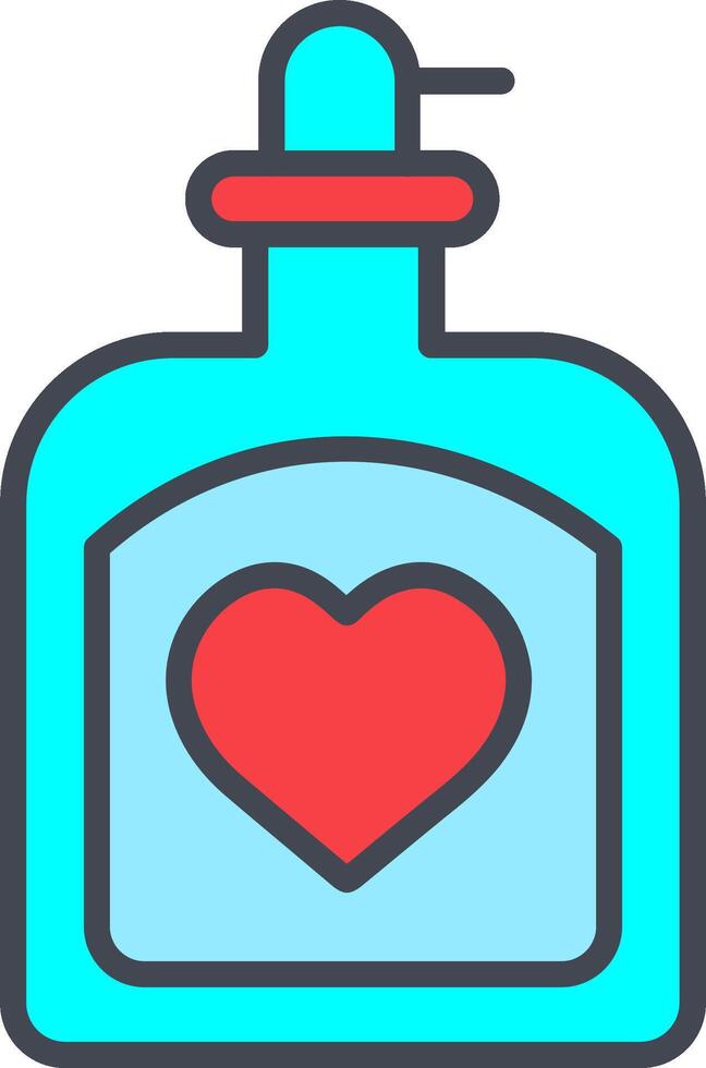 Perfume Bottle Vector Icon