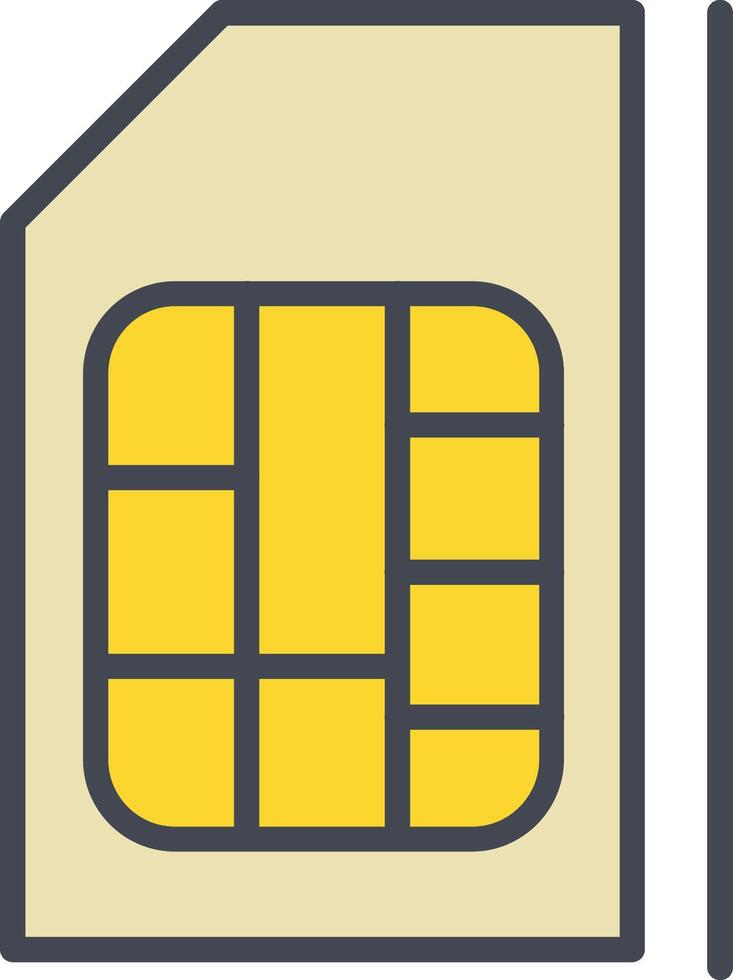 SIM Card Vector Icon
