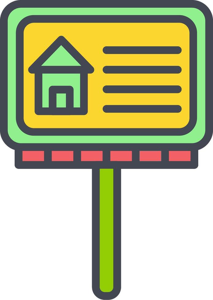 Billboard Vector Icon