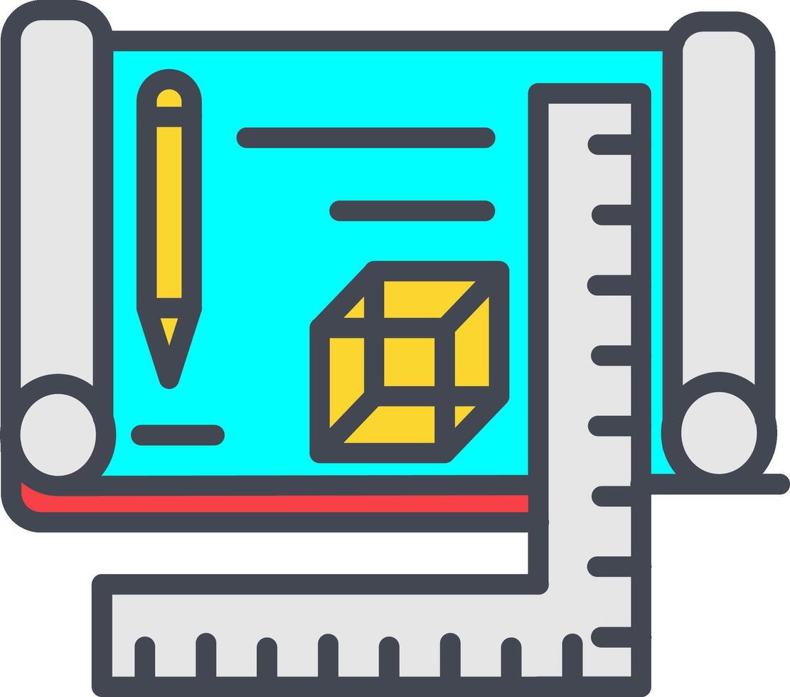 Blueprints Vector Icon