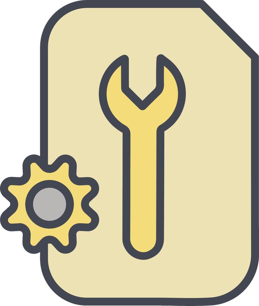 Document Setting Vector Icon
