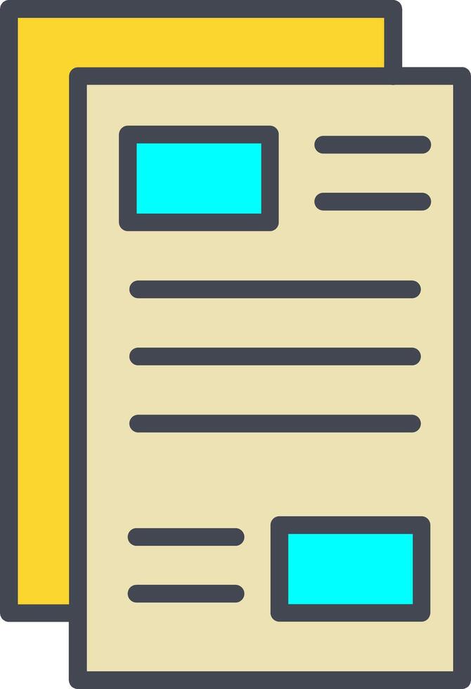 Newspaper Vector Icon