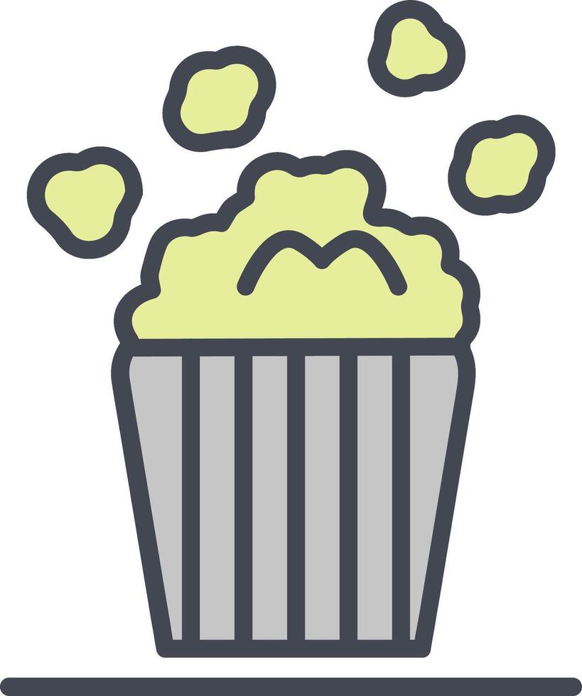 Popcorn Vector Icon