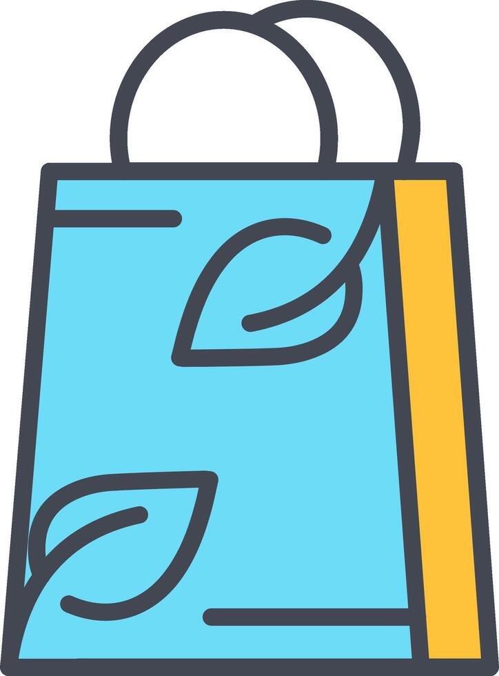 Ecology Bag Vector Icon
