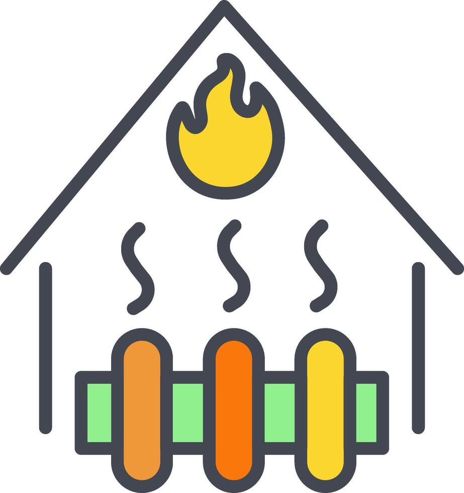 Heating System Vector Icon