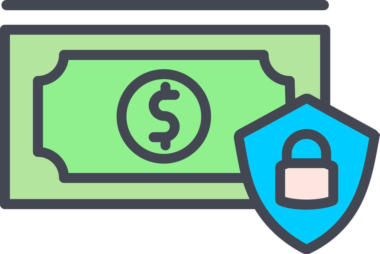 Secure Money Vector Icon
