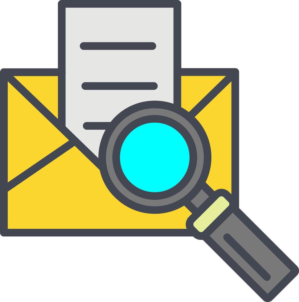 Magnifier Male Vector Icon