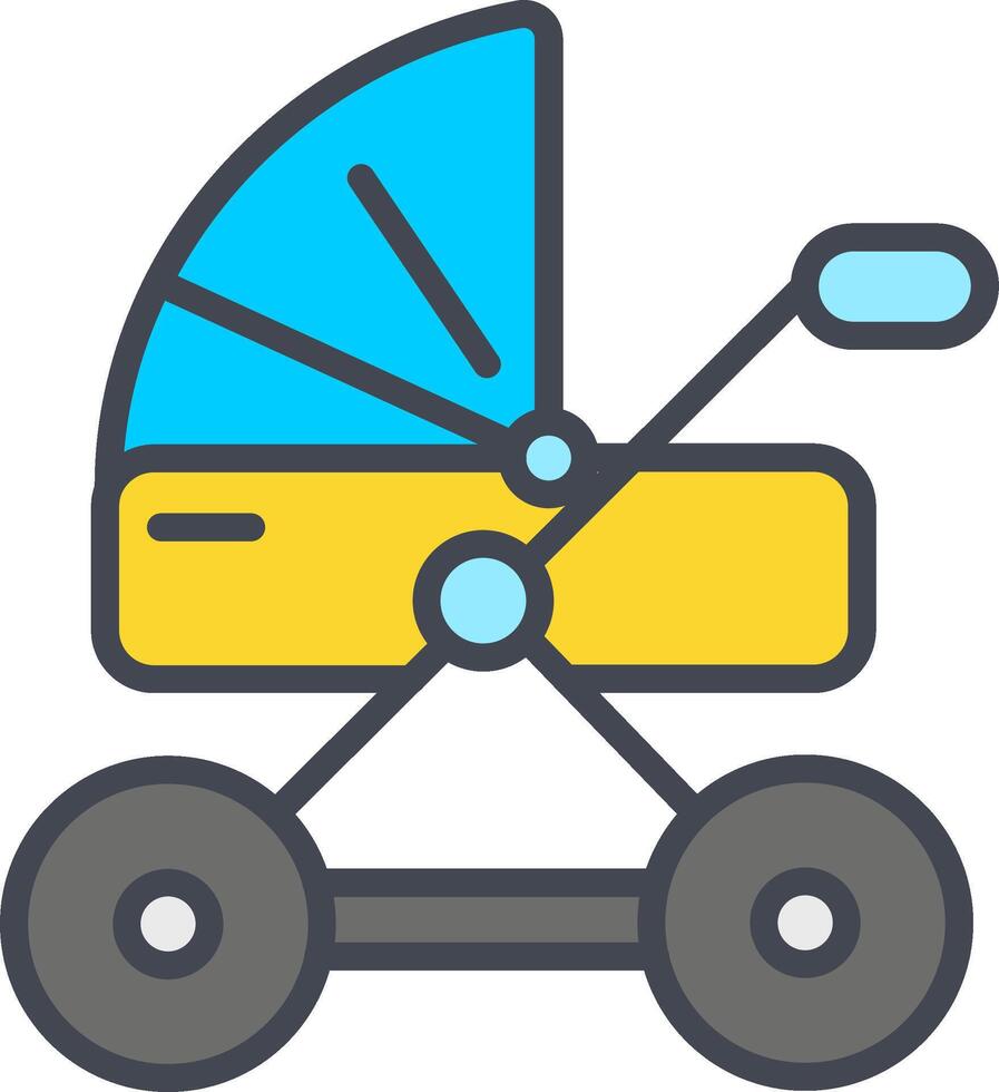 Stroller Vector Icon