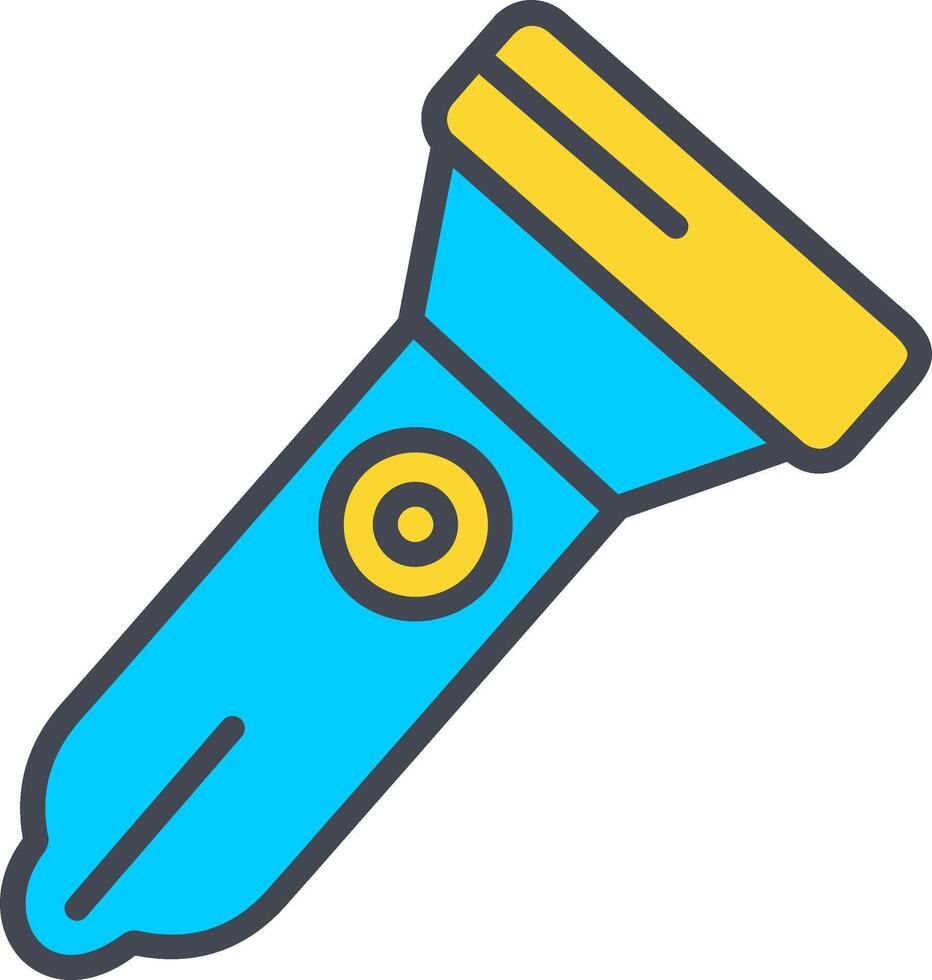 Flashlight Vector Icon