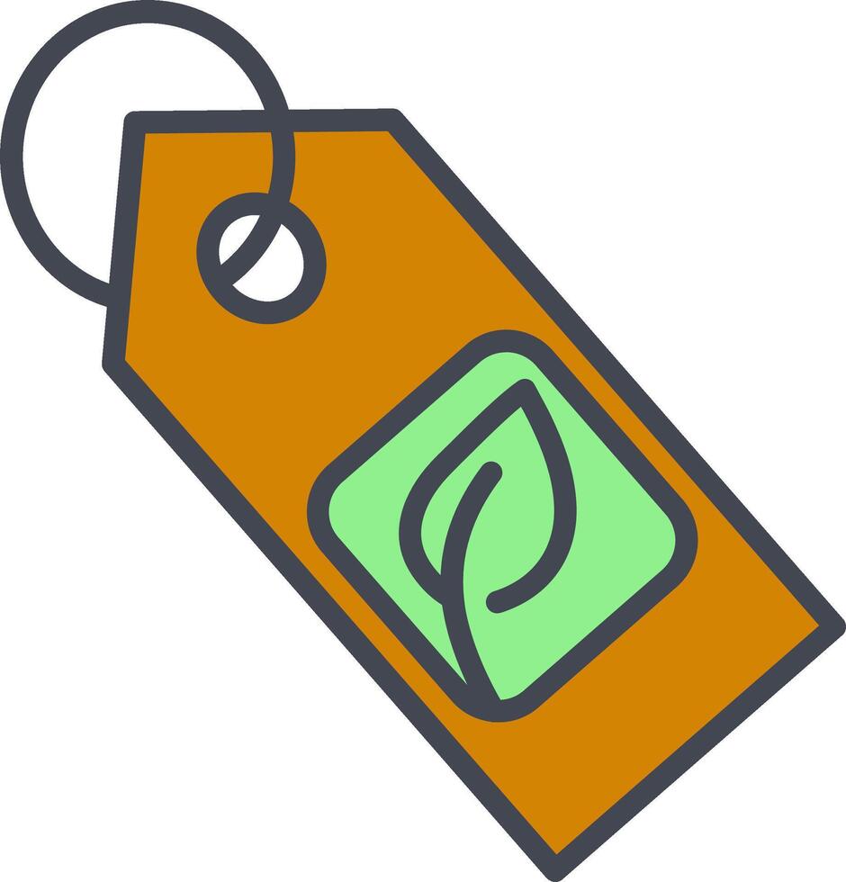 Eco Tag Vector Icon