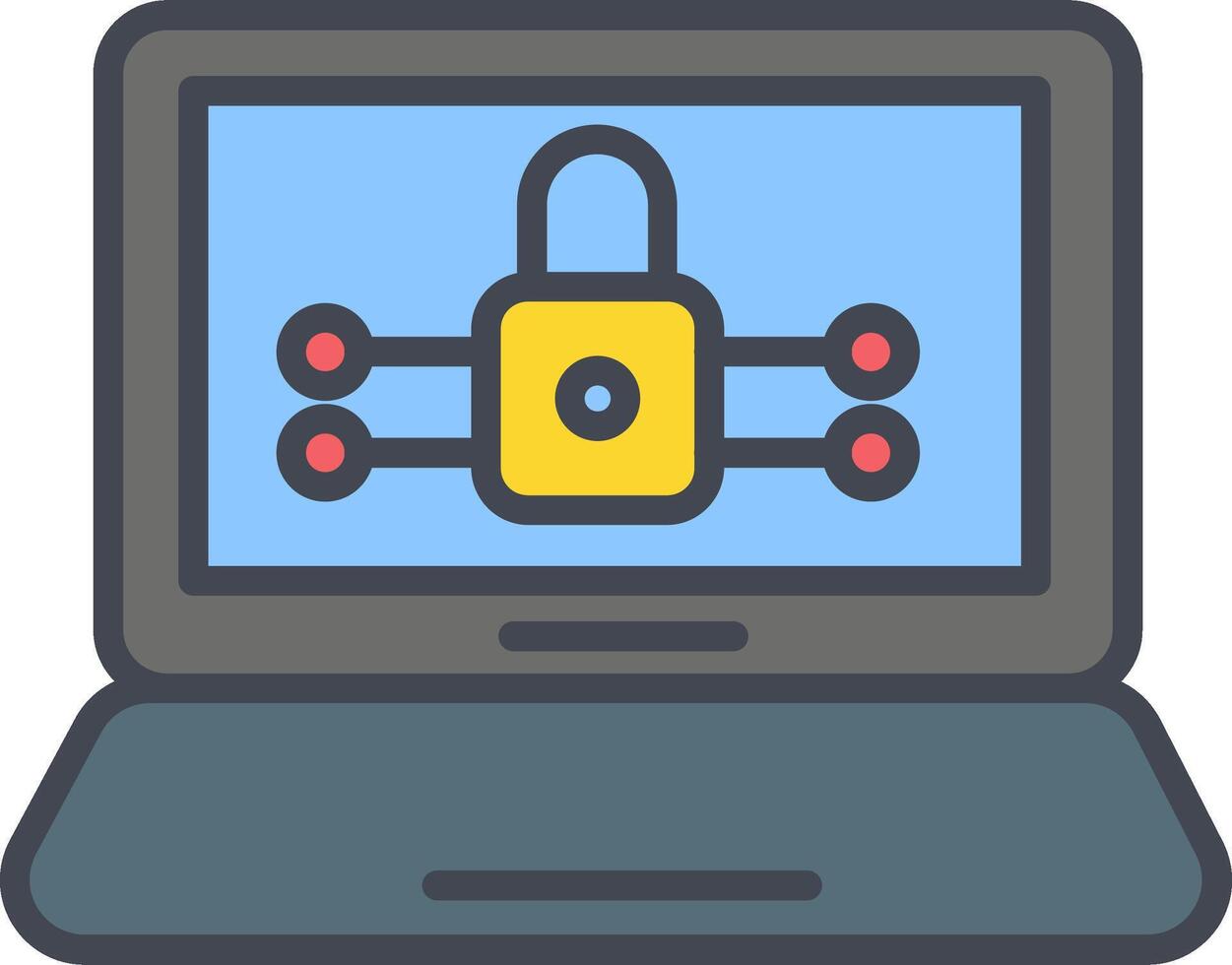 Closed Access Vector Icon