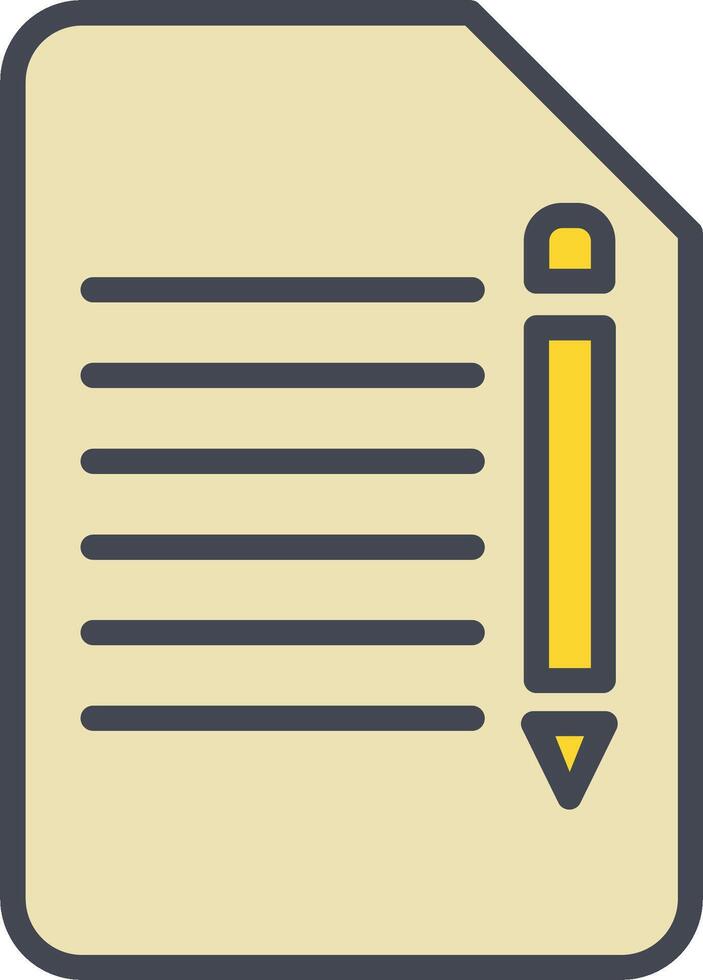 Edit Document Vector Icon